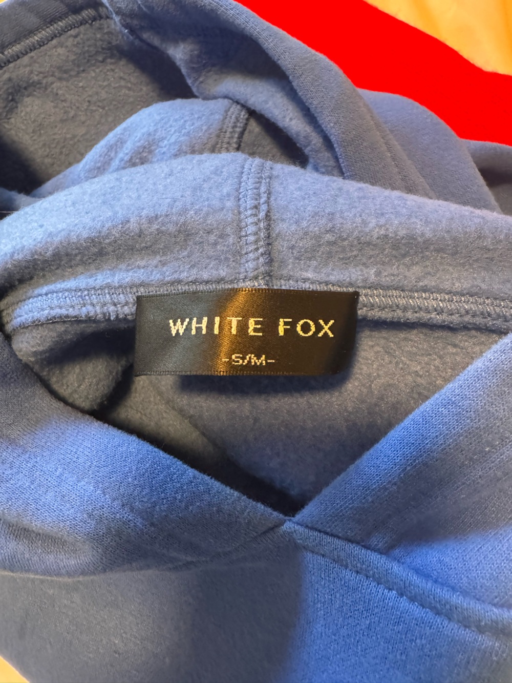 White Fox Leisure Series Oversized Cobalt Blue Hoodie - S/M - Picture 5 of 5